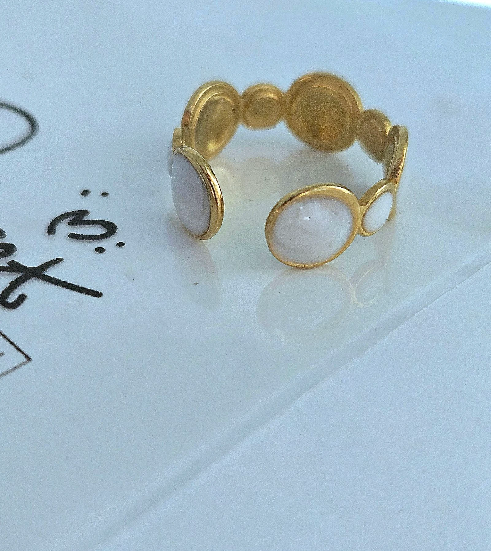 Trendy stainless steel ring – photo 2